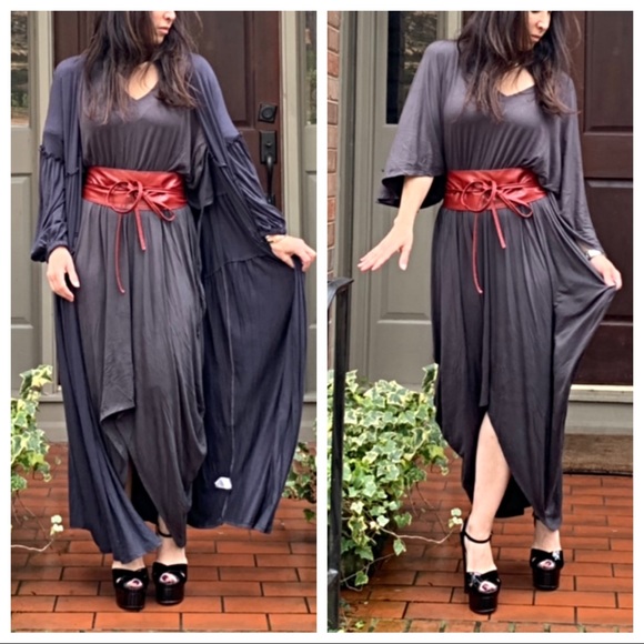 ✨LAST ONE✨Ash grey caftan dress - Picture 3 of 8